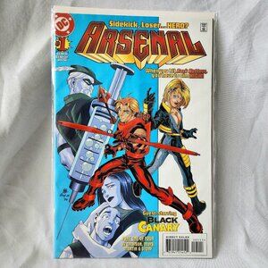 Arsenal # 1 DC Vintage‎ 1998 Comic Black Canary Green Arrow Rick Mays Cover Art